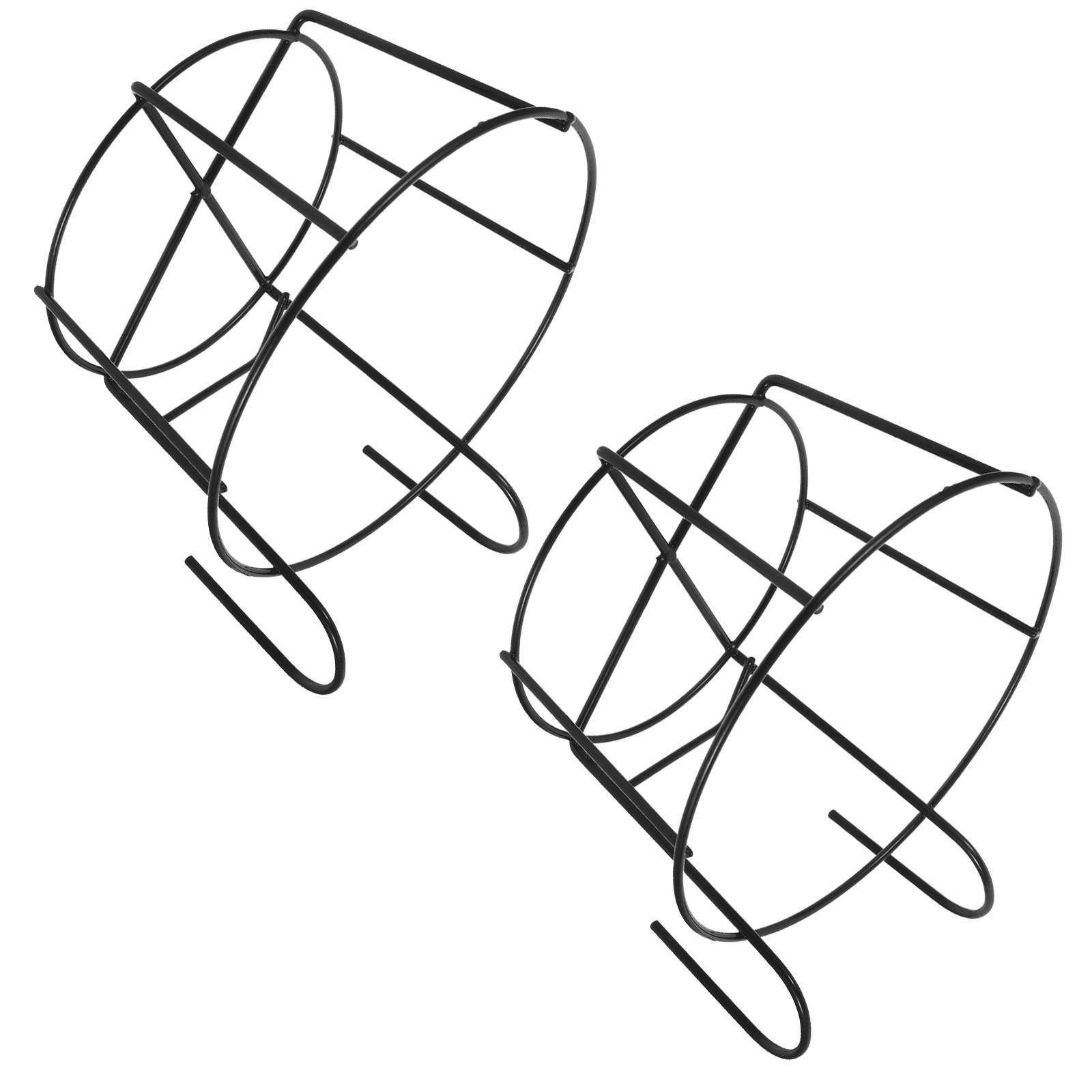 Bonsai Garden Display Stands - Lot de 2 supports en fer