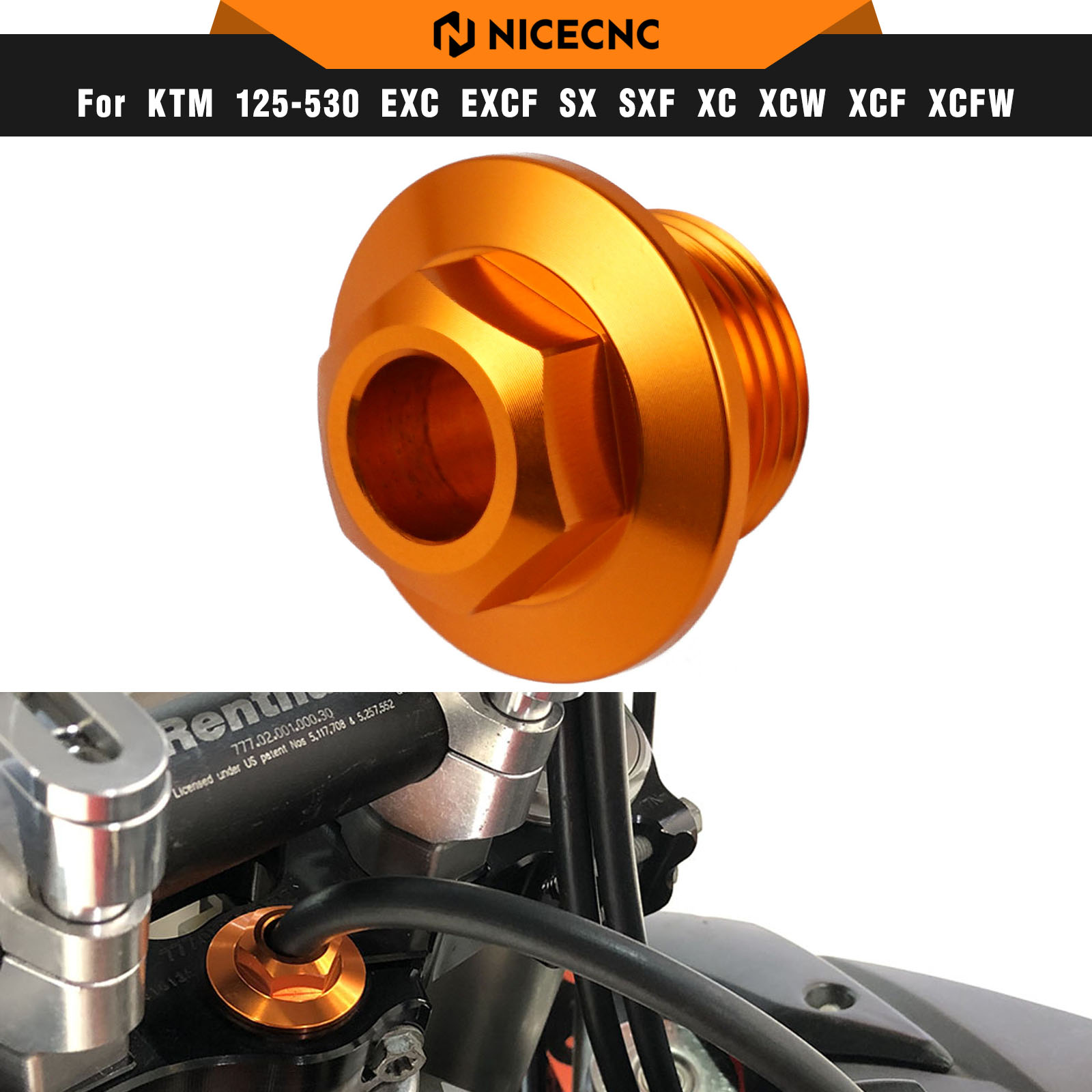 Husqvarna Chainsaw 450 - NICECNC pour KTM EXC 300 vis