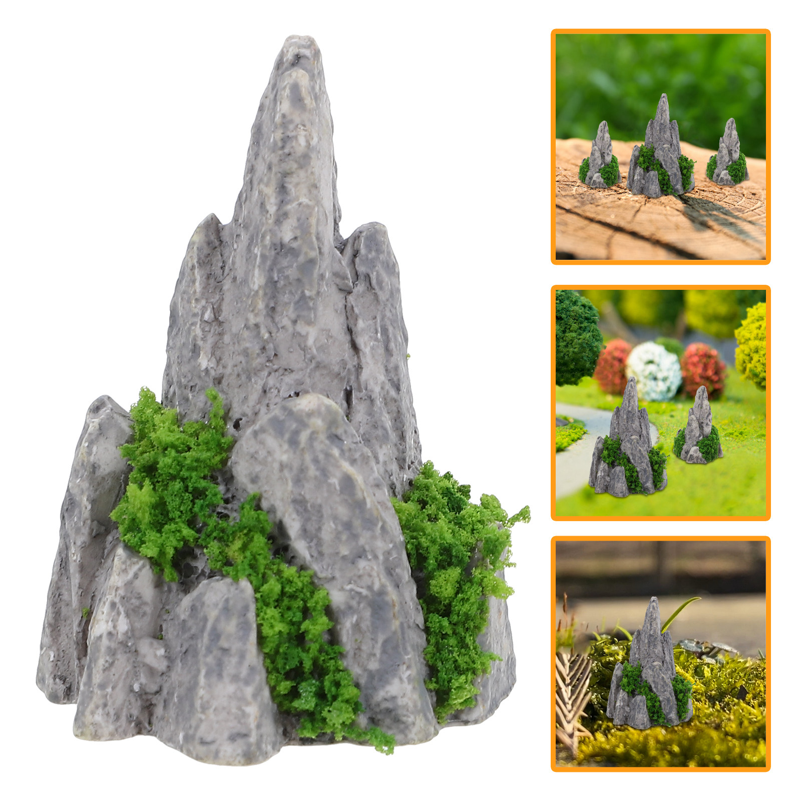 Bonsai Garden Desk - 8 pièces de mini ornements en