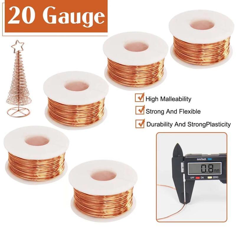 Fil de cuivre nu de 10M, fil d - Copper Wire Roll avis et prix