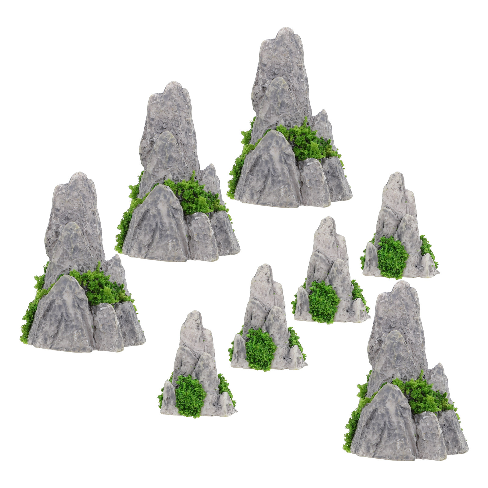 8 pièces de mini ornements en  - Bonsai Garden Desk avis et prix